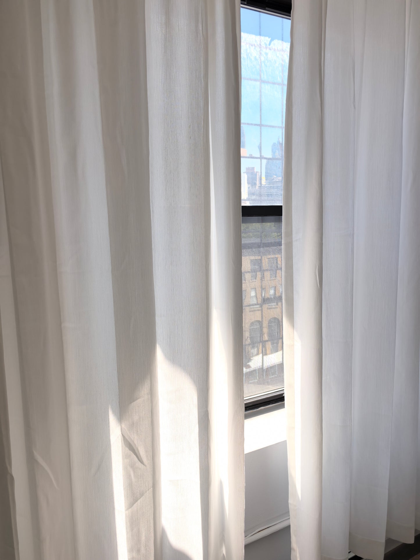 Gabrielle White Sheer Curtains - Fluid Drapery for Ethereal Interiors