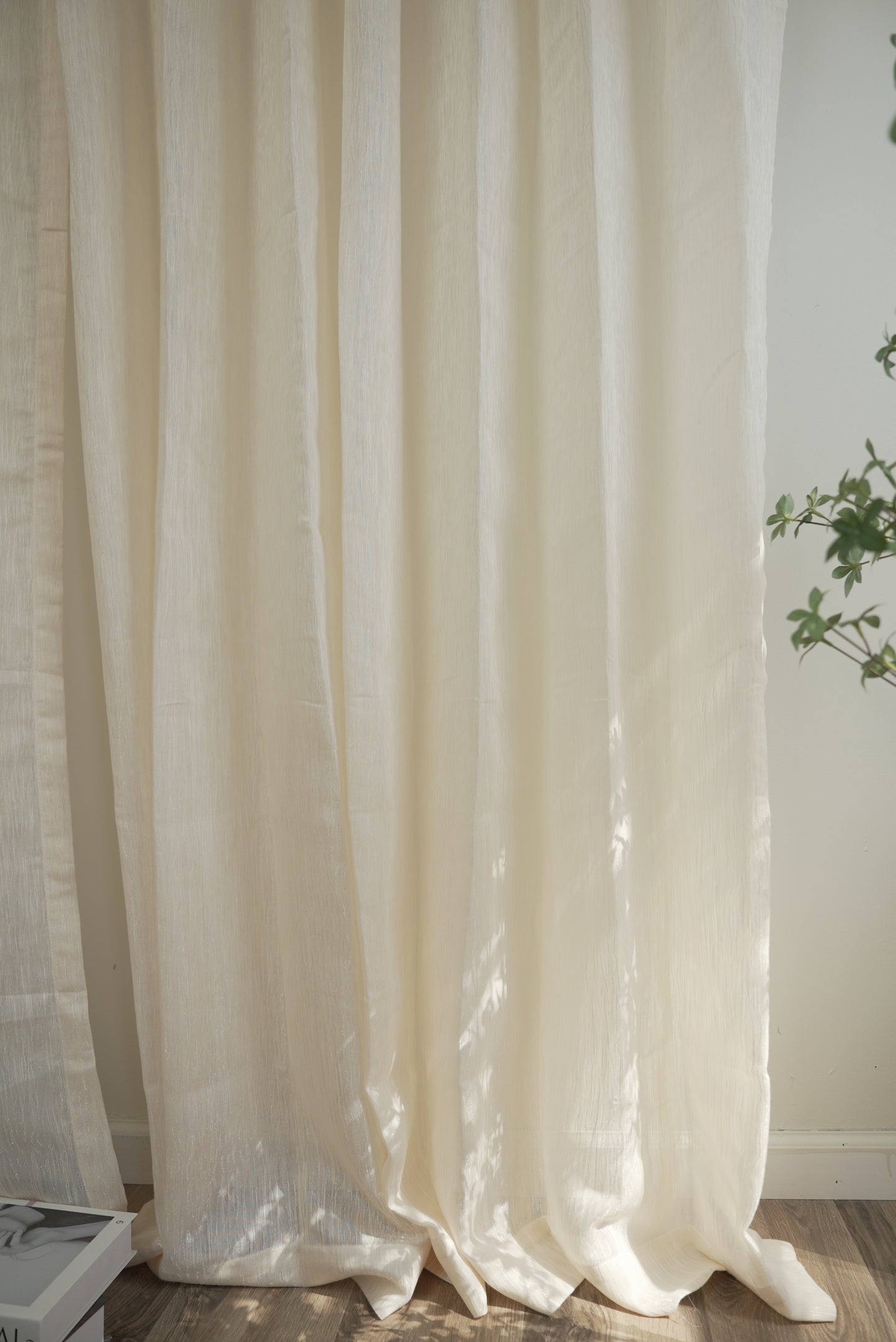 Galaxy Gold Sheer Curtains – Celestial Shimmer & Soft Light Filter