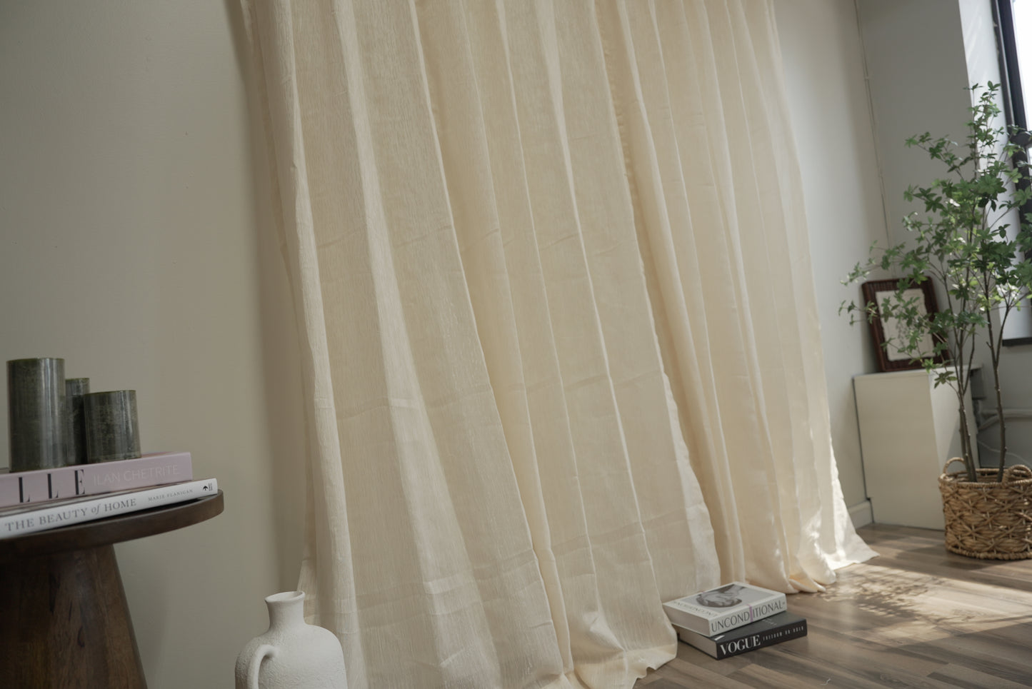 Galaxy Gold Sheer Curtains – Celestial Shimmer & Soft Light Filter