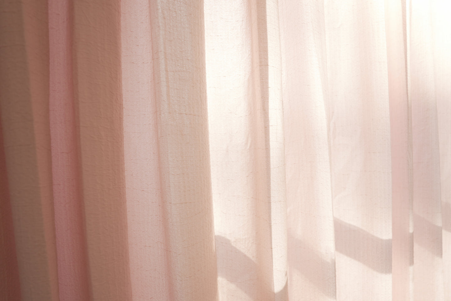 Cotton Candy Sheer Curtains – Fluffy Pink Puff Weave for Whimsy Spaces