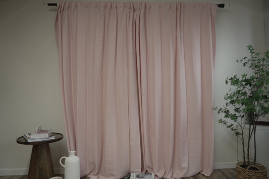 Cotton Candy Sheer Curtains – Fluffy Pink Puff Weave for Whimsy Spaces