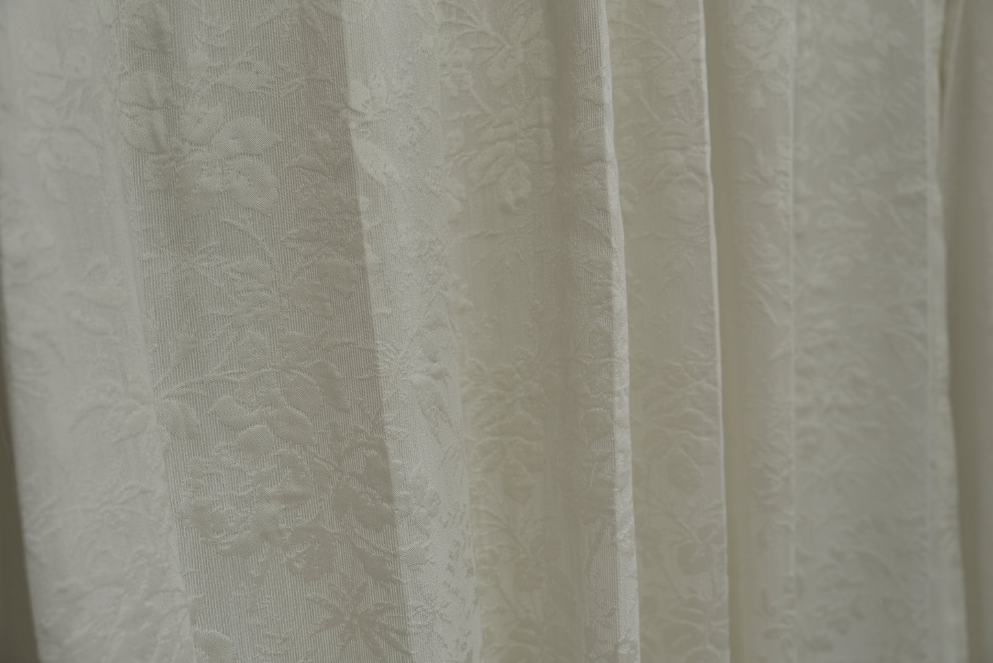 Beige Branch Shadow Sheer Curtains - Ethereal Tree Silhouette Drapes