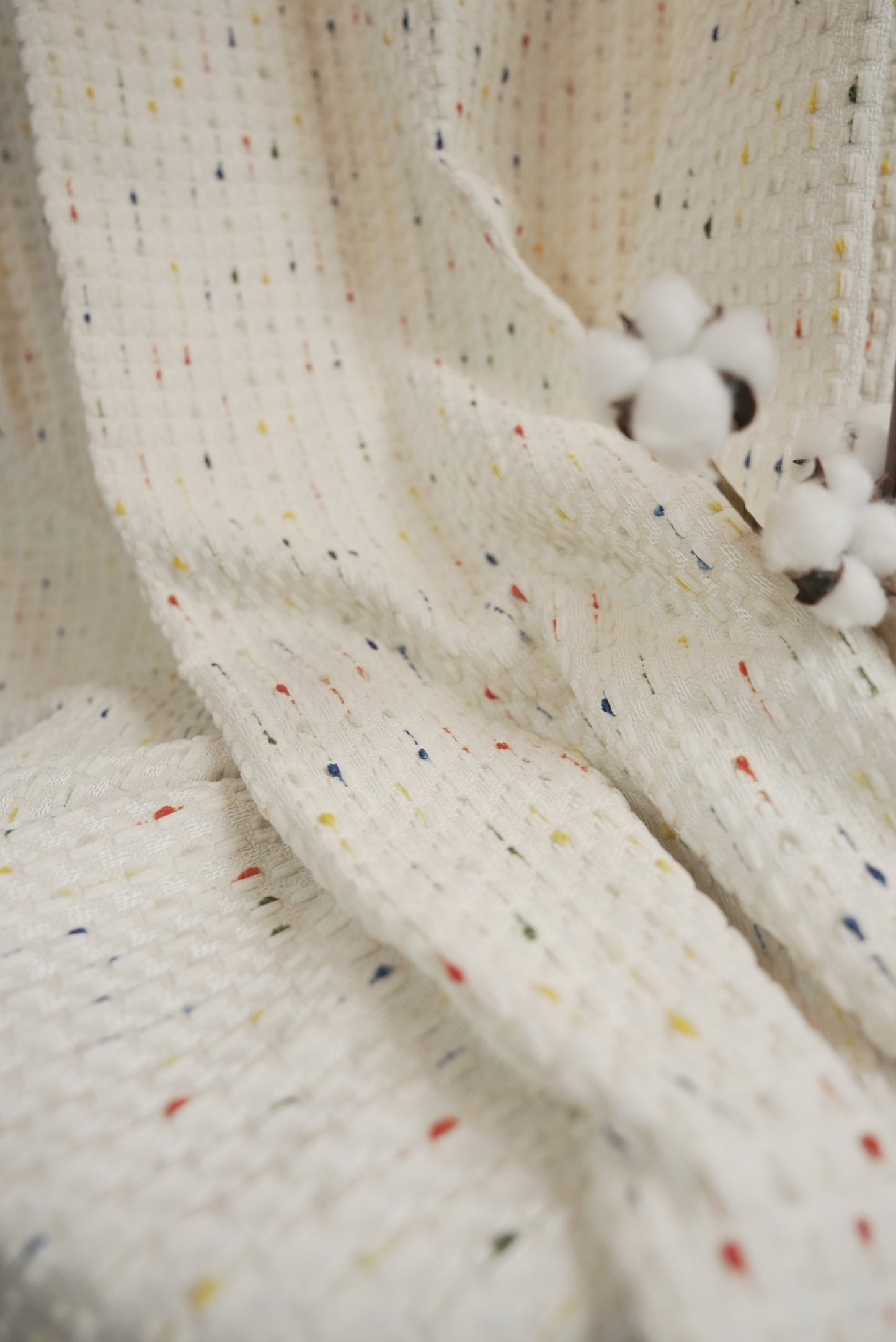 Vanilla Sugar Bead Curtains - Playful Room Divider for Nursery or bedroom