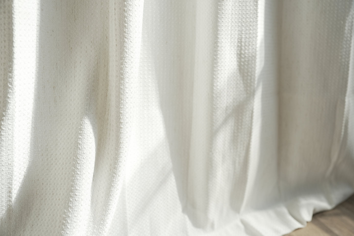 Cream White Sheer Curtains - Soft Light Filtering Voile Panels