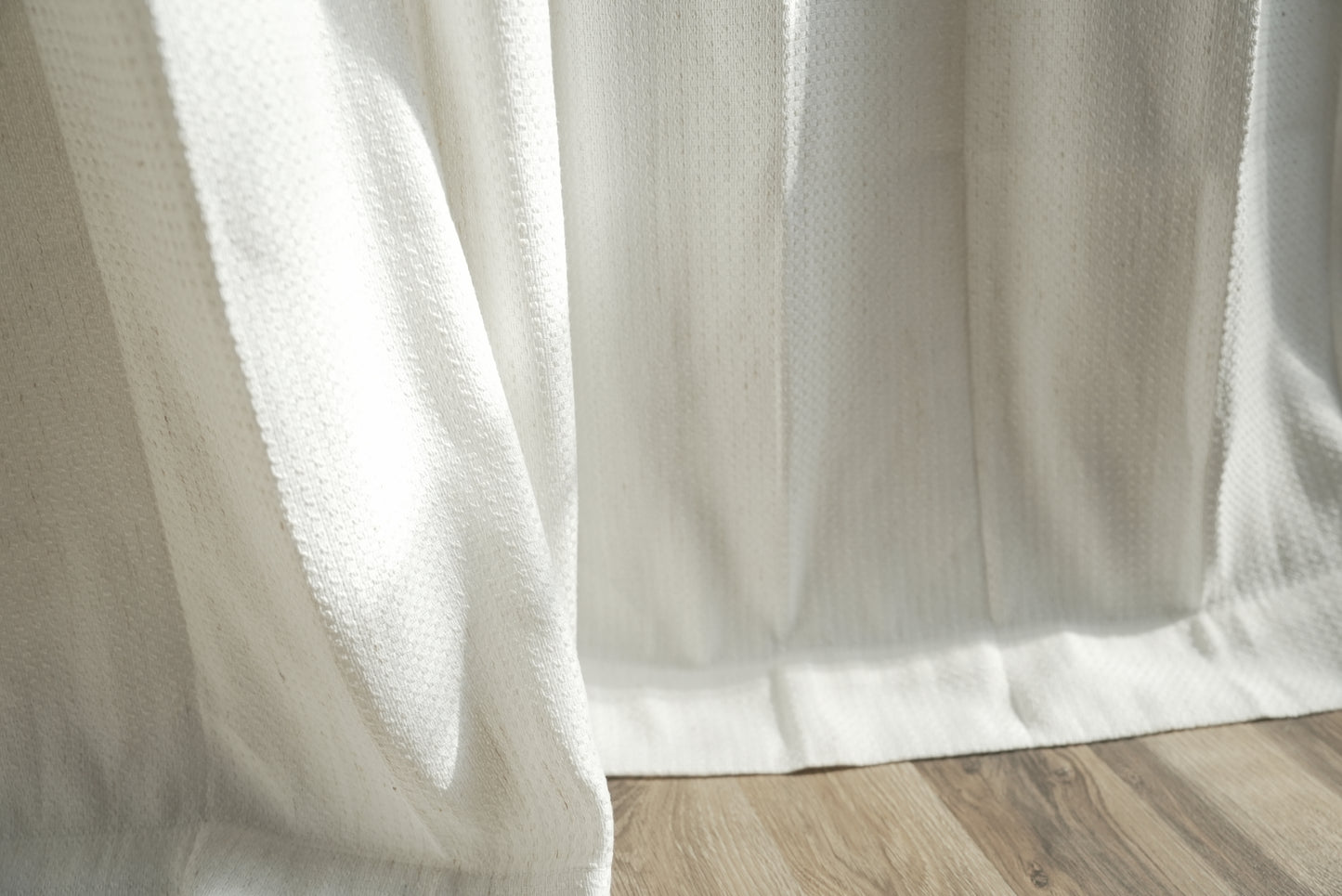 Cream White Sheer Curtains - Soft Light Filtering Voile Panels
