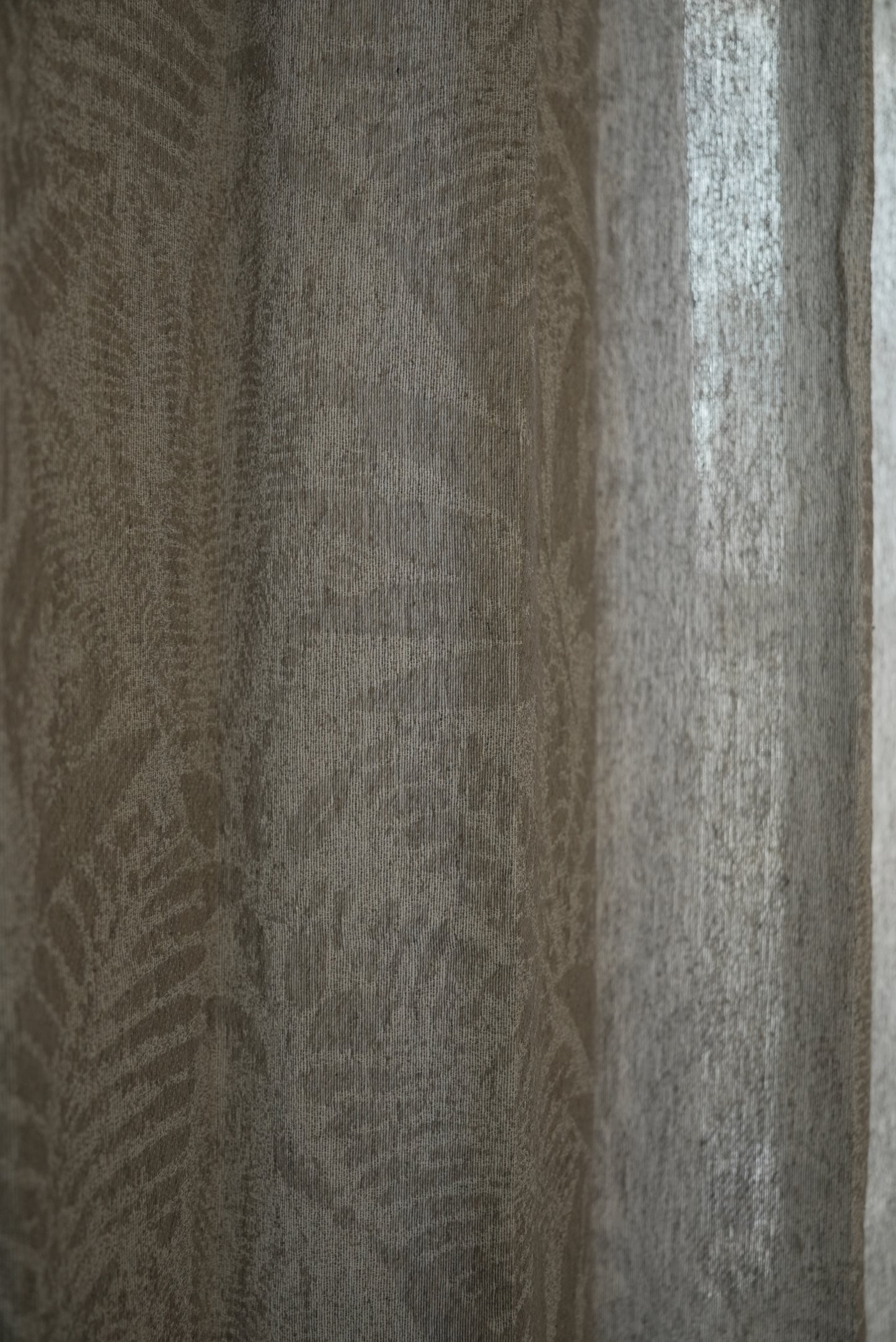 Light Taupe Moonlight Sheer Curtains - Ethereal Glow for Serene Spaces