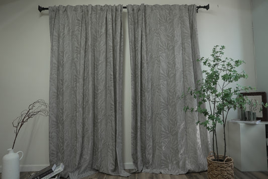 Light Taupe Moonlight Sheer Curtains - Ethereal Glow for Serene Spaces