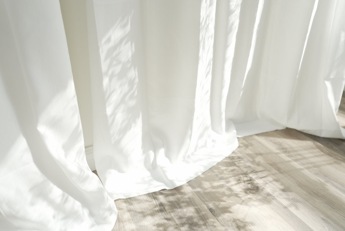 Gabrielle White Sheer Curtains - Fluid Drapery for Ethereal Interiors