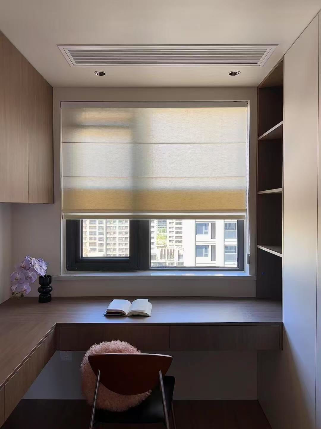Classic White Roman Shade