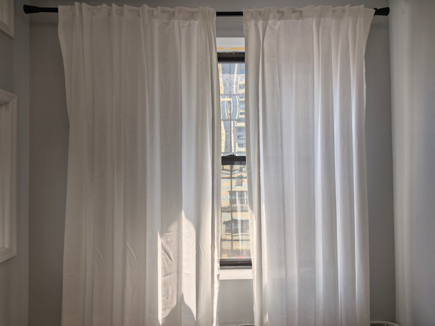 Gabrielle White Sheer Curtains - Fluid Drapery for Ethereal Interiors