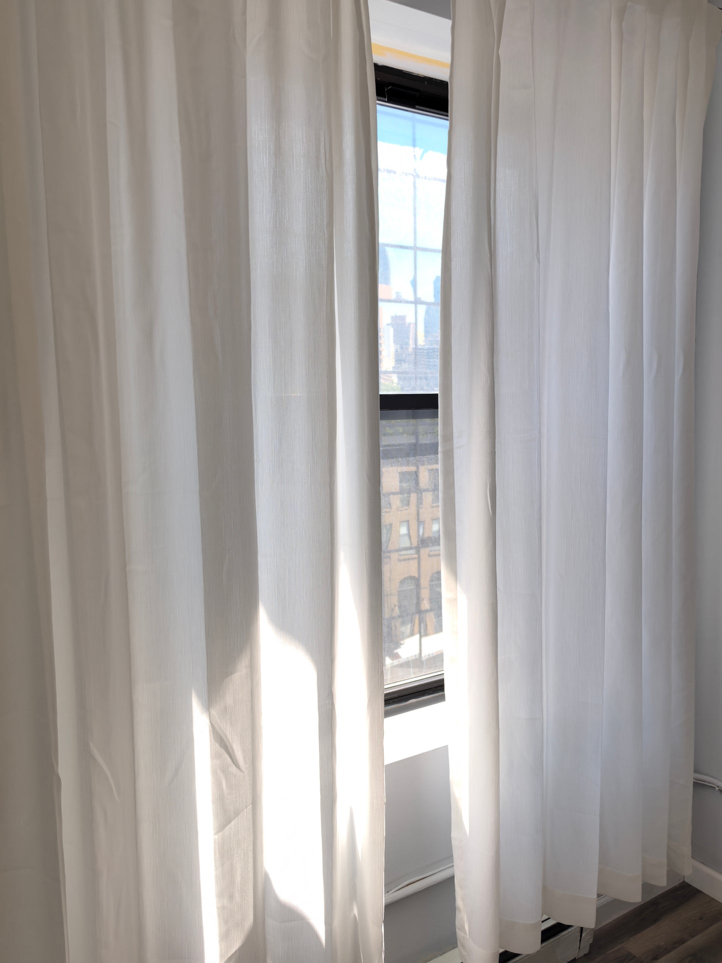 Gabrielle White Sheer Curtains - Fluid Drapery for Ethereal Interiors