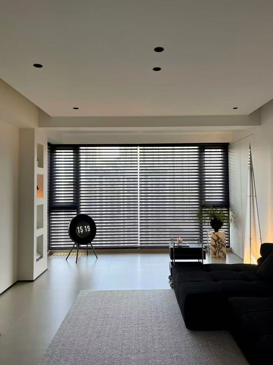 Black Wooden Blinds